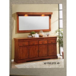 Bahut Bas 4P + 4T avec Mirroir (Philippe)