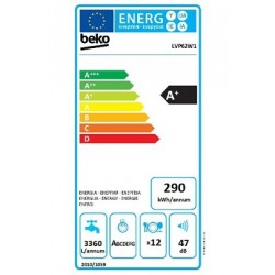Lave Vaisselle 12 Couverts BEKO A+