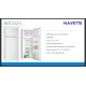 Réfrigérateur 212L 2Portes Silver Navette